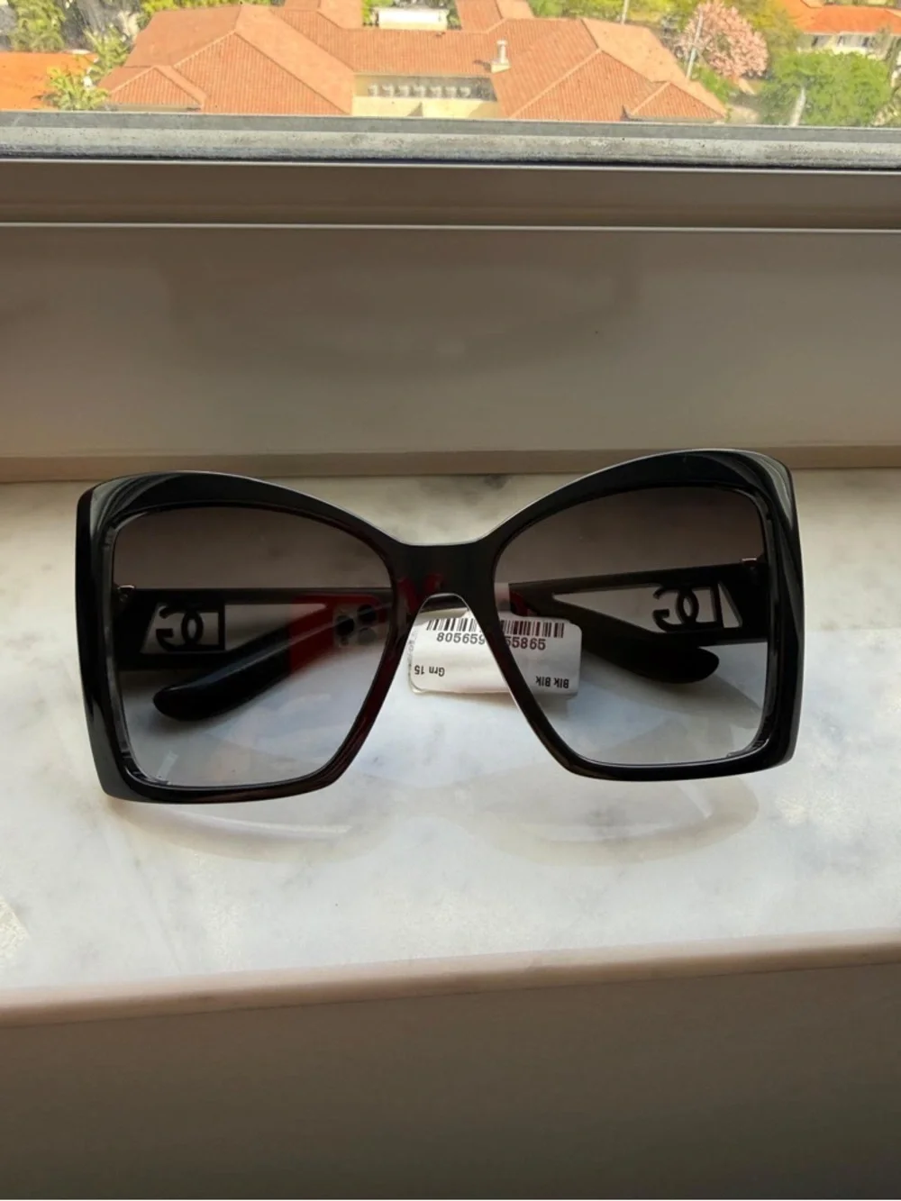 Dolce & Gabbana Oversized Black Square Women's Sunglasses